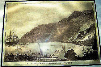 A View of Karakaooa in Owyhee engraving
