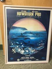 Framed Triple Crown Poster, Wyland Galleries Hawaiian Pro