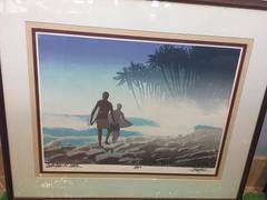 Signed Ken Auster Silk screen "South For The Winter"