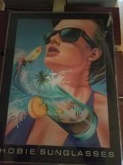 Hobie Sunglasses Framed Poster