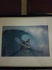 Tom Curren by Art Brewer Framed Photo, 1/25