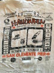 T-shirt from Halloween Pro Am 1992 presented by Professional Longboard Association