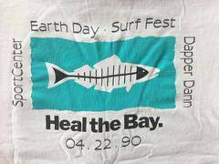 T-shirt Earth Day Surf Fest Heal the Bay '90