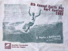T-shirt 8th Annual Earth Day Surf Contest 2002