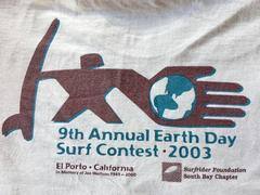 T-shirt 9th Annual Earth Day Surf Contest 2003