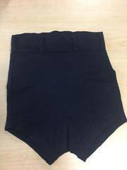 1930 Wool Knit Swim Shorts (navy blue w/ belt loop holes)