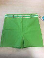 1960 Board Shorts, Duke Brand, Catalina Surfer Model (green w/ yellow and green belt)