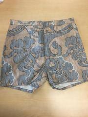1960 Board Shorts (brown with gray print)
