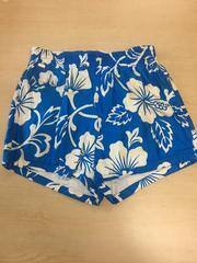 1960 Board Shorts (blue with white floral design)