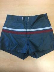 1960 Board Shorts (navy blue w/ red and light blue stripe), Nylon Materiel