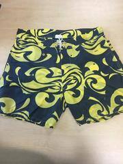 1960 Hang Ten Board Shorts (navy blue w/ yellow design)