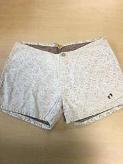 1960 Hang Ten Board Shorts (white with brown design)