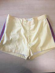 1970 Board Shorts (yellow with red and blue stripe down side)