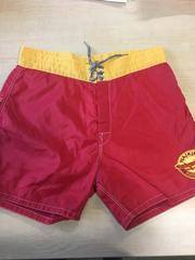 1960/70 Birdwell Waikiki Surf Club Board Shorts (red with yellow waistband)