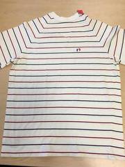 1960 Hang Ten T-Shirt (white w/ red and blue stripes)