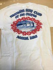 Hawaiian Surf Club of San Onofre T-Shirt Luau (white)