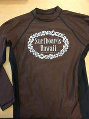 Surfboards Hawaii brown rashguard