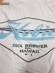 Prototype Hobie Dick Brewer Hawaii T-Shirt, Large Logo, White, L