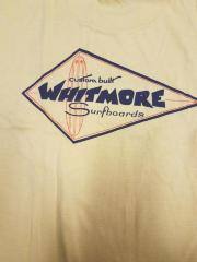 Whitmore Surfboards T-Shirt, Capetown South Africa, Yellow/Orange, S