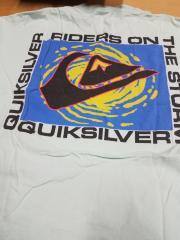Quiksilver Riders on the Storm T-Shirt, Teal, XL