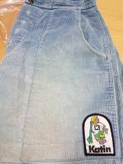 Katin Corduroy Shorts, Snap Button Fly, Blue, 38 Waist