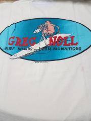 Greg Noll Surfboards and Film Productions T-Shirt, White, L , Da Bull by Greg Noll tag, (c)1949