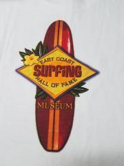 East Coast Surfing Hall of Fame Museum T-Shirt, While, L