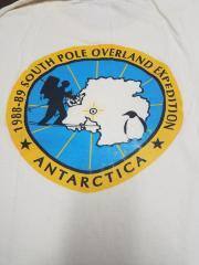 1988-89 South Pole Overland Antartica Expedition T-Shirt, Off-white, XL