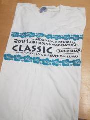 Windansea Historical Surfriding Association Classic surf meet & Luau 2001 T-Shirt, White, L