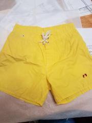 Hang Ten Trunks, Button/ Eyelet and Laces/ Velcro, Yellow