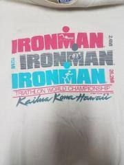 Ironman Triathlon World Championship Kailua Kona Hawaii T-Shirt, Grey, L. (c) 1983