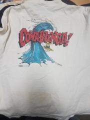 Surfer magazine Team "Cowabunga" T-Shirt, White, Large.