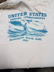 United States Surfing Championships T-Shirt, Beige.