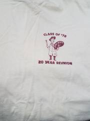 Laguna Beach High School Class of '72 20 year reunion, T-Shirt, White