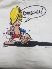 Murphy Cowabunga T-Shirt, Griffin 1993, White.