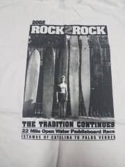 2002 Rock 2 Rock Paddleboard Race T-Shirt, White