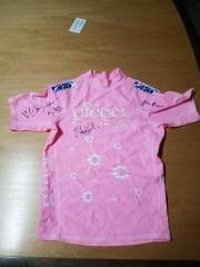 2009 Gidget Pro Rash Guard (Pink)
Signed: Steph Gilmore, Sally Fitzgibbons, Carissa Moore, Alana Blanchard