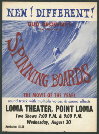 Spinning Boards promotional flyer and poster