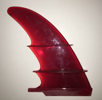 Red Surfboard Fin