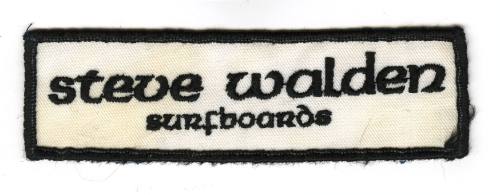 Steve Walden Surfboards Patch