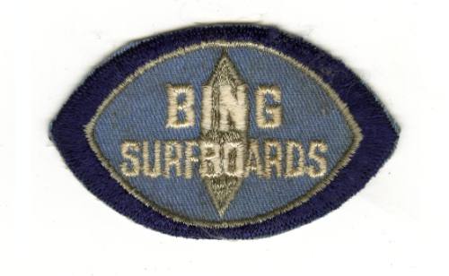 Bing Surfboards Blue Patch