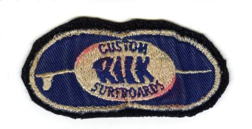 Rick Custom Surfboards Patch