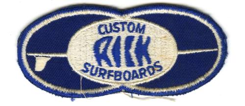Rick Custom Surfboards Patch