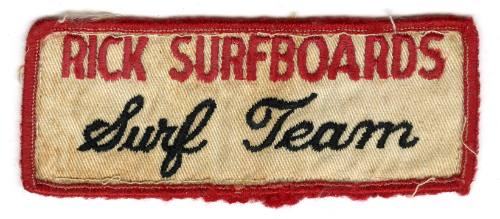 Rick Surfboards Surf Team Patch