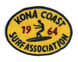 Kona Coast Surf Association 1964 Patch