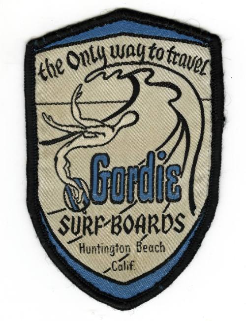 Gordie Surfboards The Only Way to Travel Blue Patch