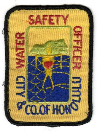 Water Safety Officer City & Co. of Honolulu Patch