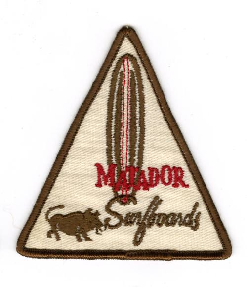 Matador Surfboards Patch