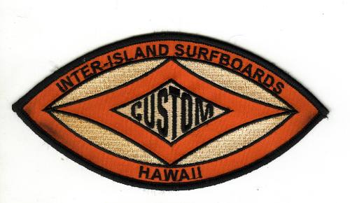 Inter Island Surfboards Hawaii Patch