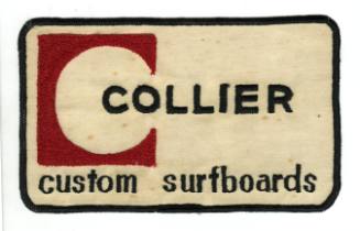 Collier Custom Surfboards Patch